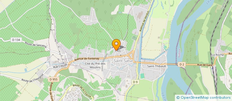 localisation de l'entreprise MONSIEUR CHRISTOPHE DELARUE  SAINT-SATUR