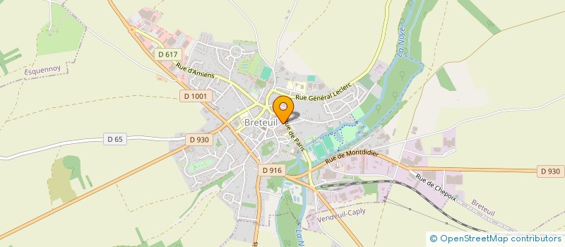 localisation de l'entreprise MONSIEUR CHRISTOPHE DELARUELLE  BRETEUIL