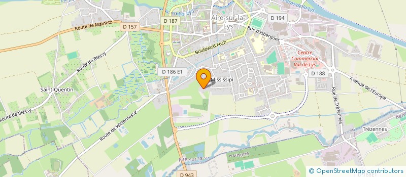 localisation de l'entreprise MONSIEUR CHRISTOPHE DELATTRE  AIRE-SUR-LA-LYS