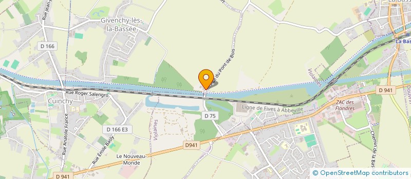 localisation de l'entreprise MONSIEUR CHRISTOPHE DELEBARRE  GIVENCHY-LES-LA-BASSEE