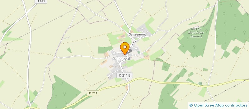 localisation de l'entreprise MONSIEUR CHRISTOPHE DELENCLOS  SAISSEVAL