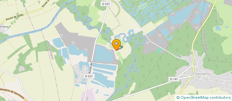 localisation de l'entreprise MONSIEUR CHRISTOPHE DELESALLE  CIRY-SALSOGNE