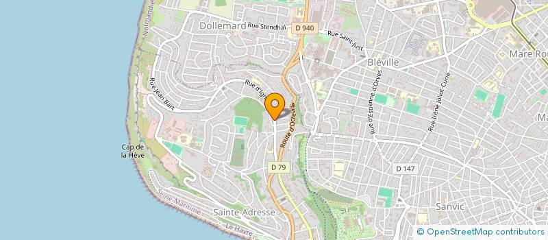 localisation de l'entreprise MONSIEUR CHRISTOPHE DELESQUE  SAINTE-ADRESSE