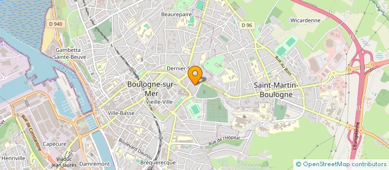 localisation de l'entreprise MONSIEUR CHRISTOPHE DELETROY  BOULOGNE-SUR-MER