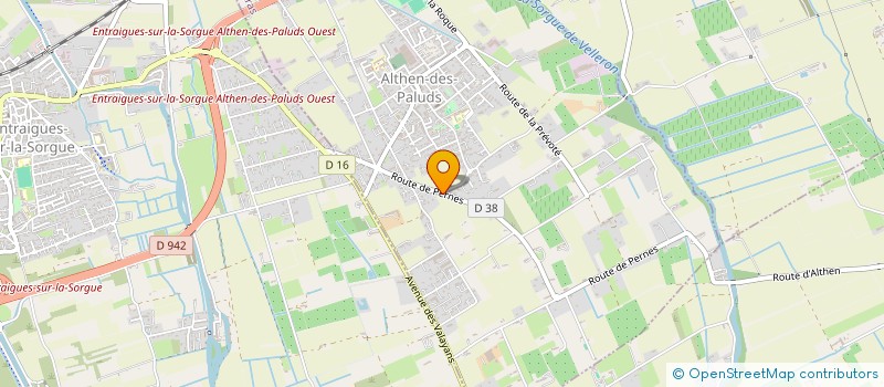 localisation de l'entreprise MONSIEUR CHRISTOPHE DELEU  ALTHEN-DES-PALUDS