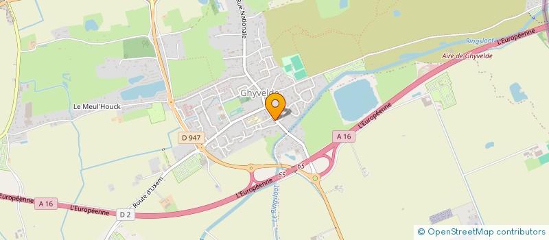 localisation de l'entreprise MONSIEUR CHRISTOPHE DELIGNE  GHYVELDE