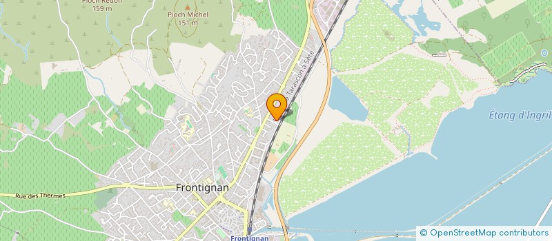 localisation de l'entreprise MONSIEUR CHRISTOPHE DELLA LUCE à FRONTIGNAN