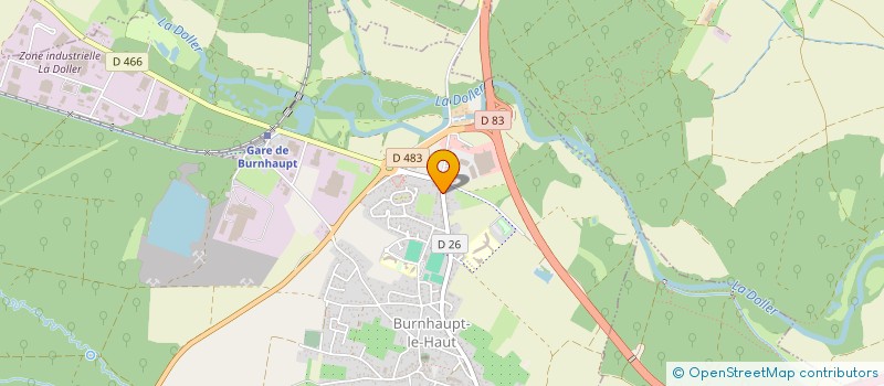 localisation de l'entreprise MONSIEUR CHRISTOPHE DELLA-SANTA  BURNHAUPT-LE-BAS