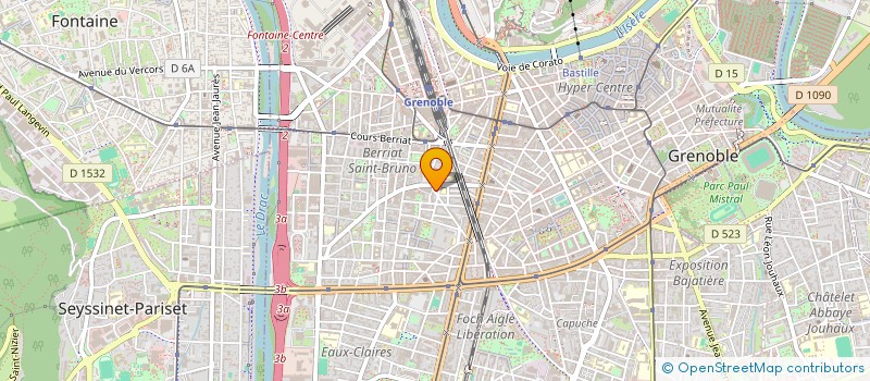 localisation de l'entreprise MONSIEUR CHRISTOPHE DELLAROVERE à GRENOBLE