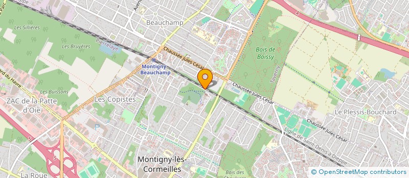 localisation de l'entreprise MONSIEUR CHRISTOPHE DELME  MONTIGNY-LES-CORMEILLES