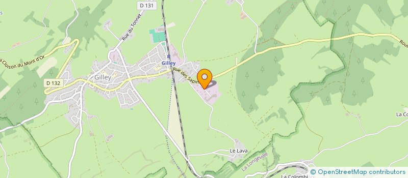 localisation de l'entreprise MONSIEUR CHRISTOPHE DELMI  GILLEY