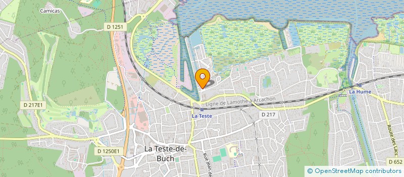 localisation de l'entreprise MONSIEUR CHRISTOPHE DELMOTTE à LA TESTE-DE-BUCH