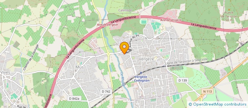 localisation de l'entreprise MONSIEUR CHRISTOPHE DELOMAIS  VERGEZE