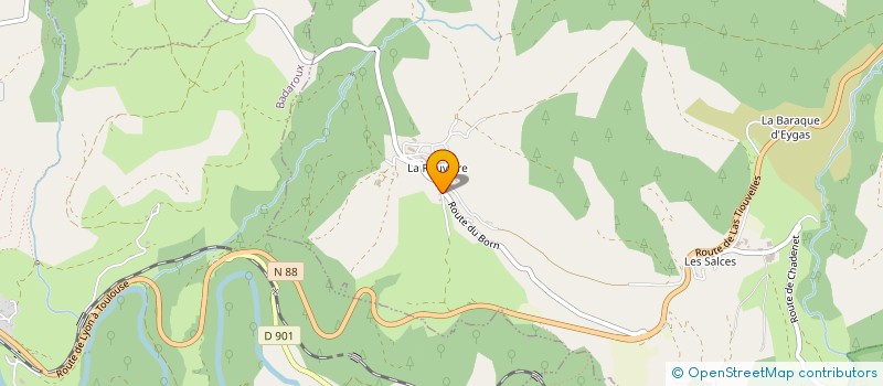 localisation de l'entreprise MONSIEUR CHRISTOPHE DELON  PELOUSE