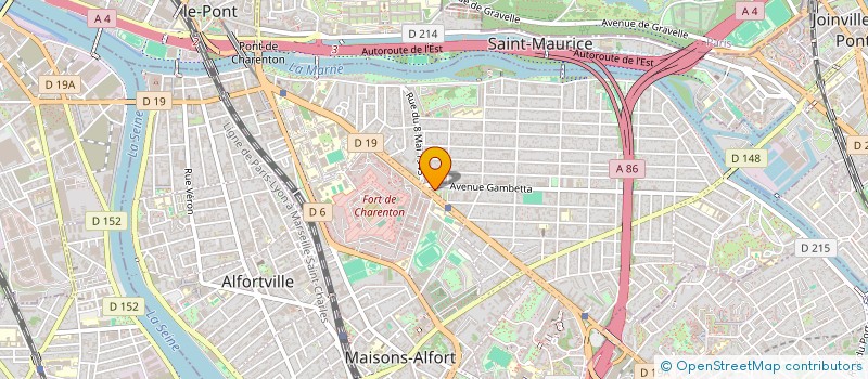 localisation de l'entreprise MONSIEUR CHRISTOPHE DELORD à MAISONS-ALFORT