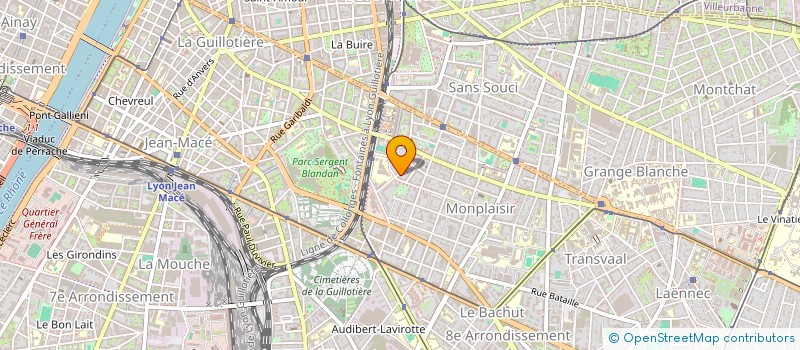localisation de l'entreprise MONSIEUR CHRISTOPHE DELORME à LYON