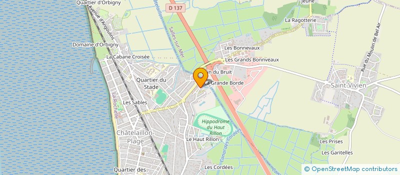 localisation de l'entreprise MONSIEUR CHRISTOPHE DELOUIS  CHATELAILLON-PLAGE