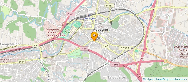 localisation de l'entreprise MONSIEUR CHRISTOPHE DELPLANQUE à AUBAGNE