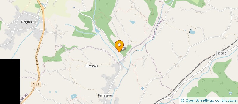 localisation de l'entreprise MONSIEUR CHRISTOPHE DELPUCH  LA CROIX-BLANCHE