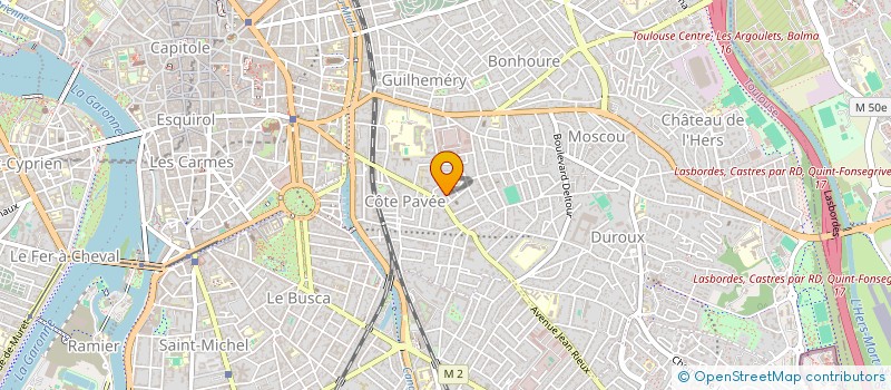 localisation de l'entreprise MONSIEUR CHRISTOPHE DELQUE à TOULOUSE