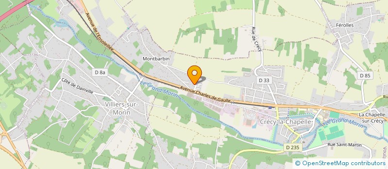 localisation de l'entreprise MONSIEUR CHRISTOPHE DELTHEIL  CRECY-LA-CHAPELLE