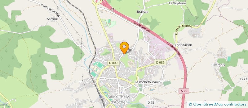 localisation de l'entreprise MONSIEUR CHRISTOPHE DELTOUR  SAINT-CHELY-D'APCHER