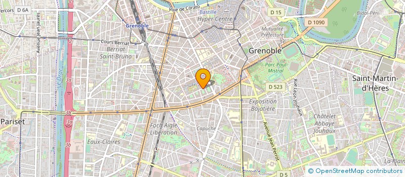 localisation de l'entreprise MONSIEUR CHRISTOPHE DELVAL  GRENOBLE