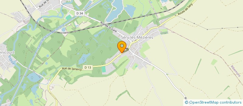 localisation de l'entreprise MONSIEUR CHRISTOPHE DELVILLE  SERY-LES-MEZIERES