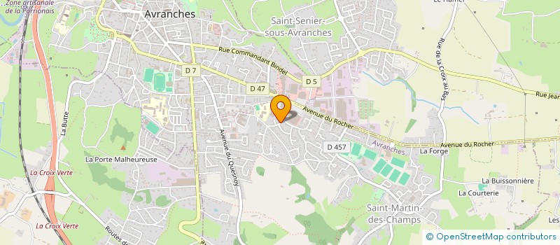 localisation de l'entreprise MONSIEUR CHRISTOPHE DEMAERE  AVRANCHES