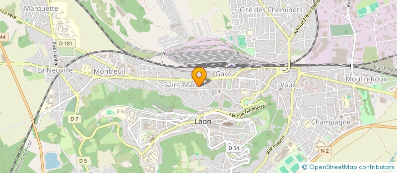 localisation de l'entreprise MONSIEUR CHRISTOPHE DEMARET à LAON