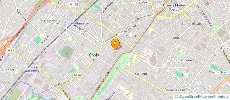 localisation de l'entreprise MONSIEUR CHRISTOPHE DEMARET  CROIX