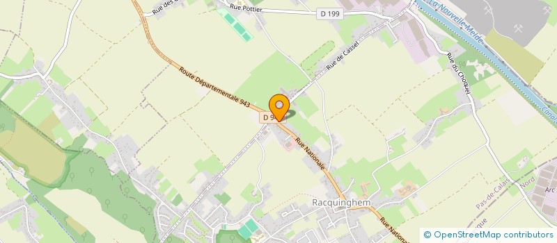 localisation de l'entreprise MONSIEUR CHRISTOPHE DEMARTHE  RACQUINGHEM