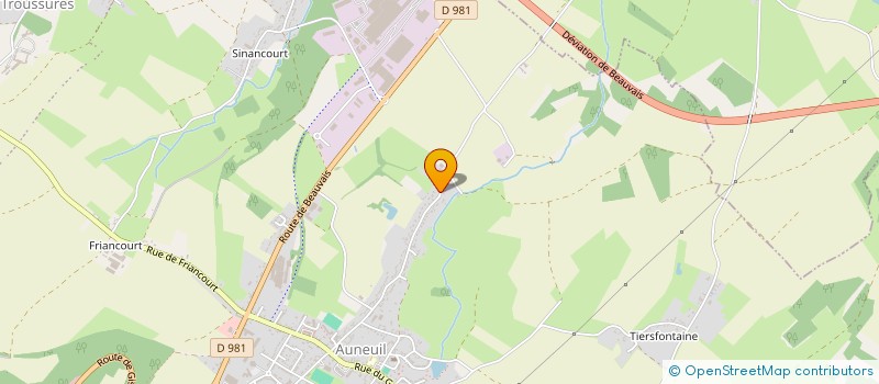 localisation de l'entreprise MONSIEUR CHRISTOPHE DEMARY  AUNEUIL