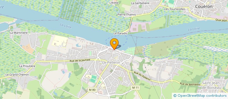 localisation de l'entreprise MONSIEUR CHRISTOPHE DEMAY  LE PELLERIN