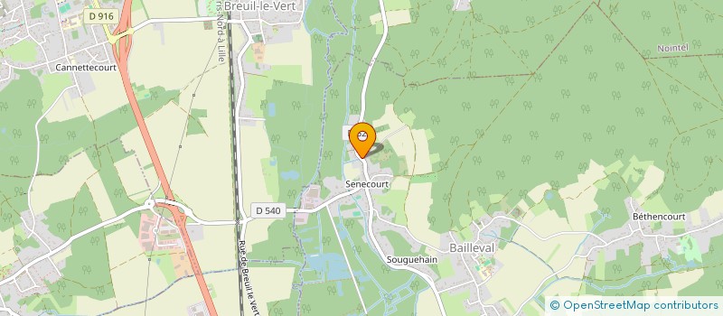 localisation de l'entreprise MONSIEUR CHRISTOPHE DEMAZURE  BAILLEVAL