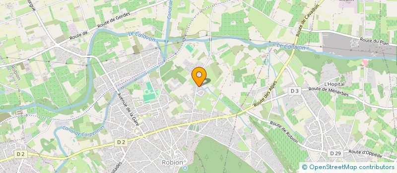 localisation de l'entreprise MONSIEUR CHRISTOPHE DEMICHELI  ROBION