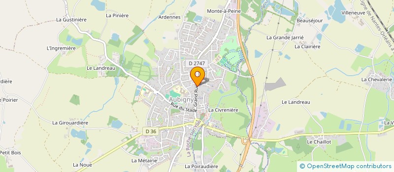 localisation de l'entreprise MONSIEUR CHRISTOPHE DEMONCHY à AUBIGNY-LES CLOUZEAUX