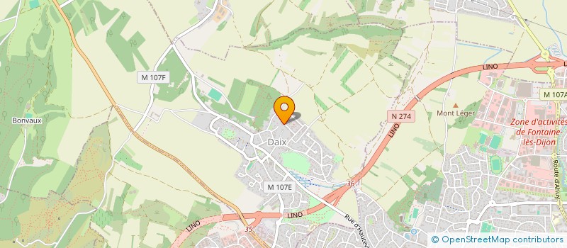 localisation de l'entreprise MONSIEUR CHRISTOPHE DEMONGEOT  DAIX