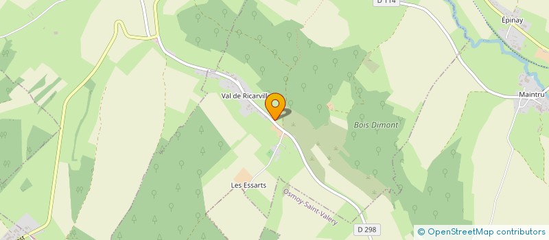 localisation de l'entreprise MONSIEUR CHRISTOPHE DEMOUCHY  RICARVILLE-DU-VAL