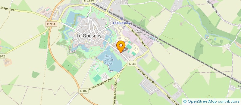 localisation de l'entreprise MONSIEUR CHRISTOPHE DENEBOURG à LE QUESNOY