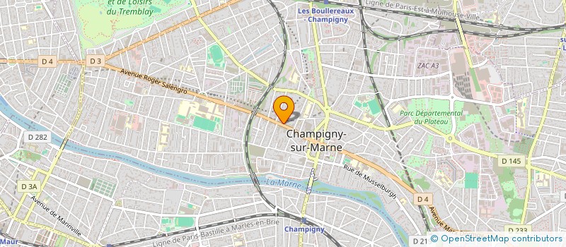 localisation de l'entreprise MONSIEUR CHRISTOPHE DENIS à CHAMPIGNY-SUR-MARNE