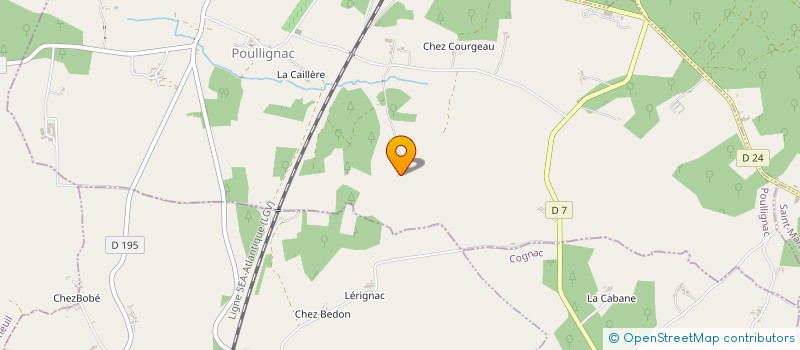 localisation de l'entreprise MONSIEUR CHRISTOPHE DENIS  POULLIGNAC