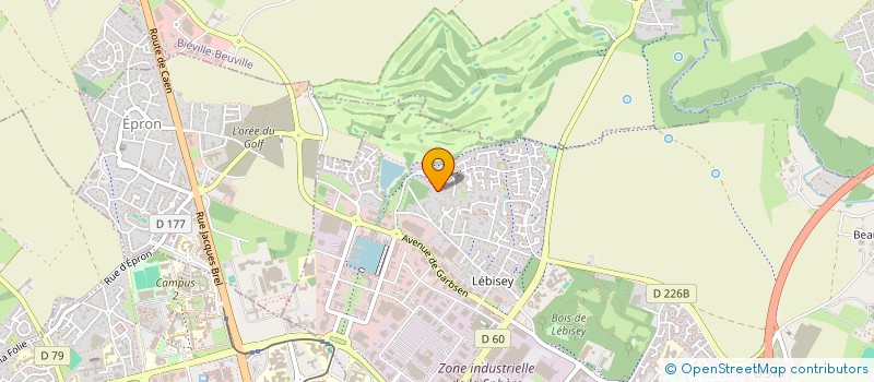 localisation de l'entreprise MONSIEUR CHRISTOPHE DENIS  HEROUVILLE-SAINT-CLAIR