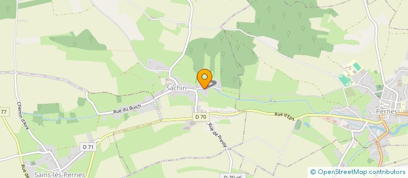 localisation de l'entreprise MONSIEUR CHRISTOPHE DENIZART  GROSSETO-PRUGNA