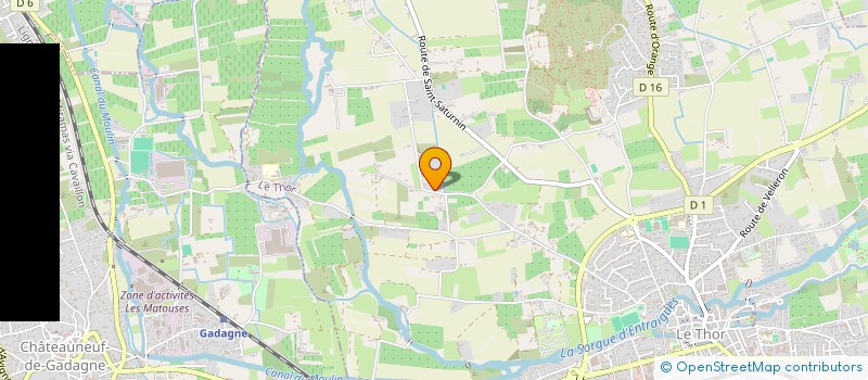 localisation de l'entreprise MONSIEUR CHRISTOPHE DEPAULE  LE THOR