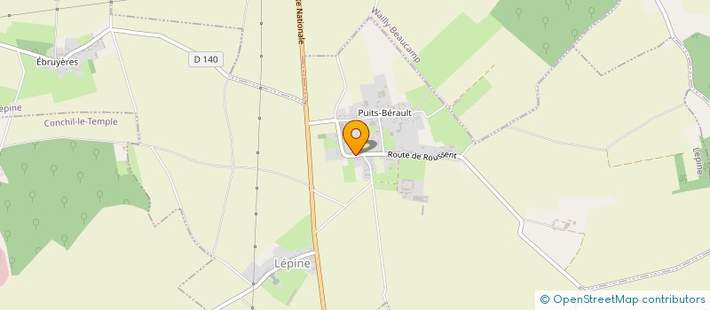 localisation de l'entreprise MONSIEUR CHRISTOPHE DEPLECHIN  LEPINE