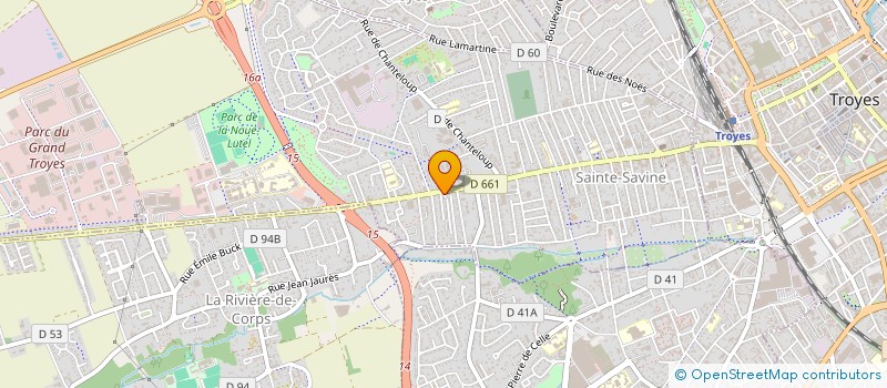 localisation de l'entreprise MONSIEUR CHRISTOPHE DERIMAY  SAINTE SAVINE