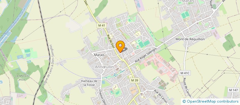 localisation de l'entreprise MONSIEUR CHRISTOPHE DESBIENS  ANNULLIN