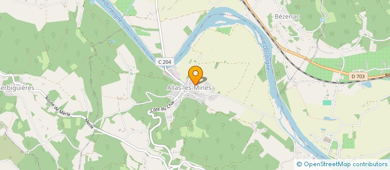 localisation de l'entreprise MONSIEUR CHRISTOPHE DESCAMP  ALLAS-LES-MINES