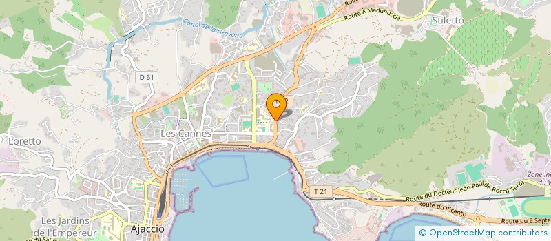 localisation de l'entreprise MONSIEUR CHRISTOPHE DESCAMPS à AJACCIO